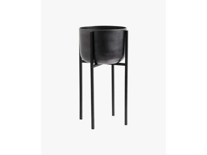 Nordal, Plantestativ, Sort, Oxyderet, Jern, Aluminium, H:60 x Dia:33 cm Nordal, Plantestativ, Sort, Oxyderet, Jern, Aluminium, H:60 x Dia:33 cm