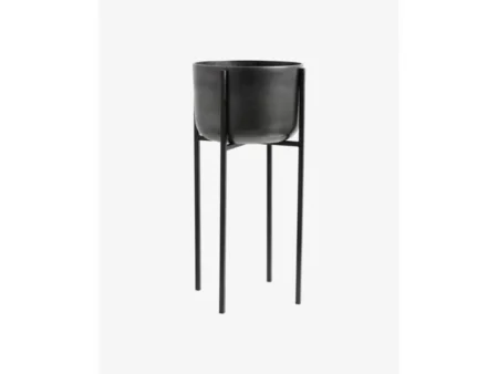 Nordal, Plantestativ, Sort, Oxyderet, Jern, Aluminium, H:75 x Dia:38 cm