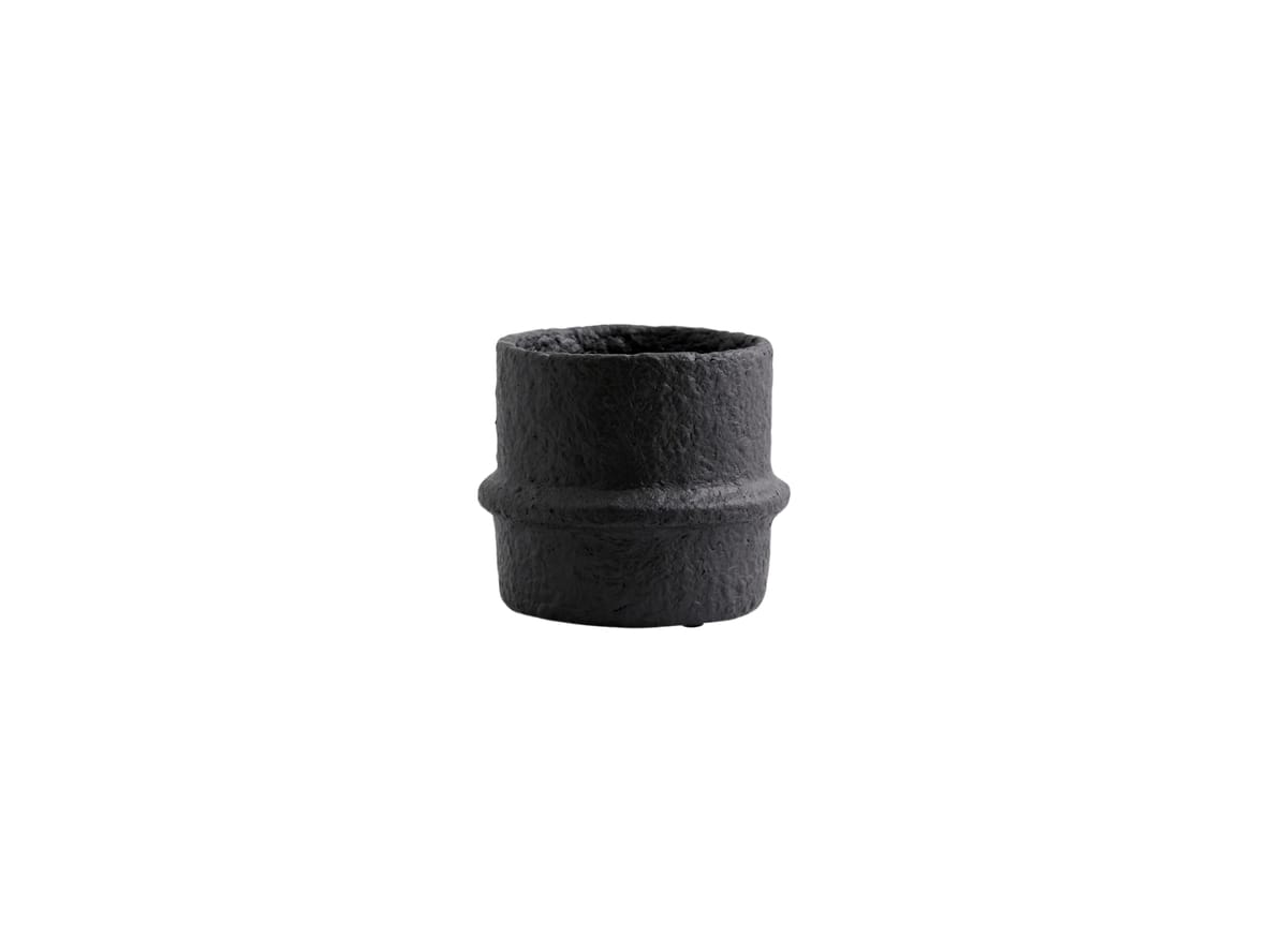 Nordal - Rote cement pot - Urtepotte - Black no. 1 - W:10 x H:12 cm Nordal - Rote cement pot - Urtepotte - Black no. 1 - W:10 x H:12 cm