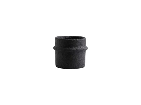 Nordal - Rote cement pot - Urtepotte - Black no. 2 - W:10 x H:12 cm