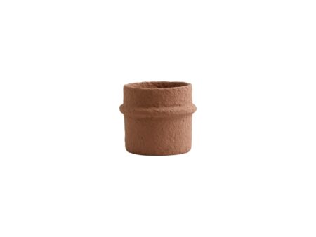 Nordal - Rote cement pot - Urtepotte - Rust no. 2 - W:10 x H:12 cm