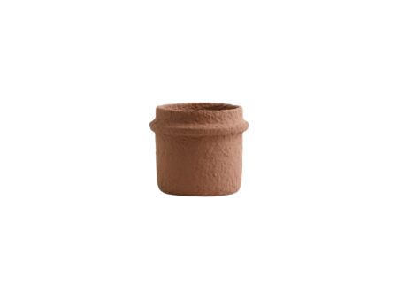 Nordal - Rote cement pot - Urtepotte - Rust no. 3 - W:10 x H:12 cm