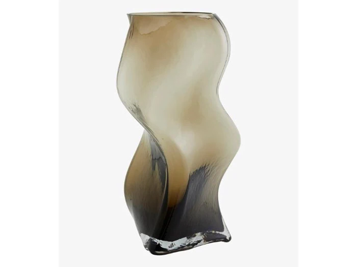 Nordal, SABLE vase, glas, brun, H39 cm Nordal, SABLE vase, glas, brun, H39 cm