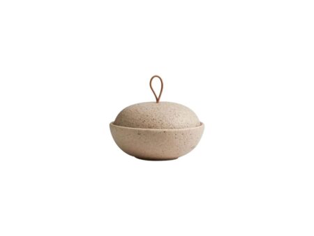 Nordal - SANDY storage - Krukke - Sand - Large - H7 x D15 cm