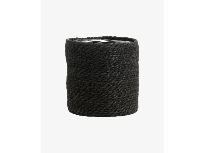 Nordal, Urtepotte, Sort, Jute,Ø:18 x H:18 cm Nordal, Urtepotte, Sort, Jute,Ø:18 x H:18 cm