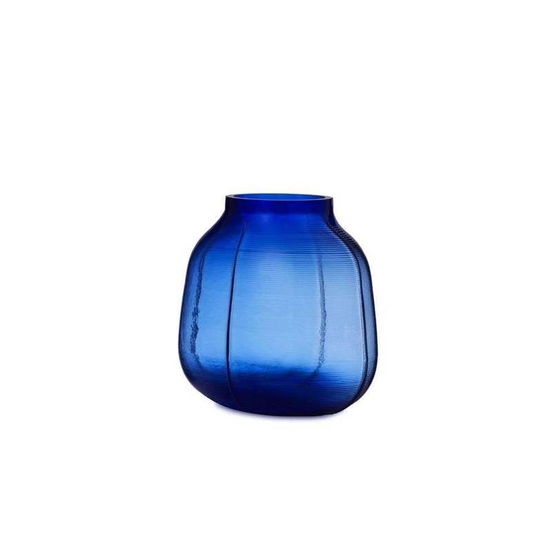 Normann Copenhagen - Step Vase H23 Blue Normann Copenhagen - Step Vase H23 Blue
