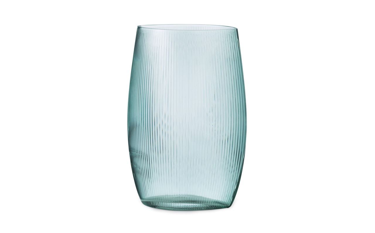 Normann Copenhagen Tide Vase H: 28 cm - Blå Normann Copenhagen Tide Vase H: 28 cm - Blå