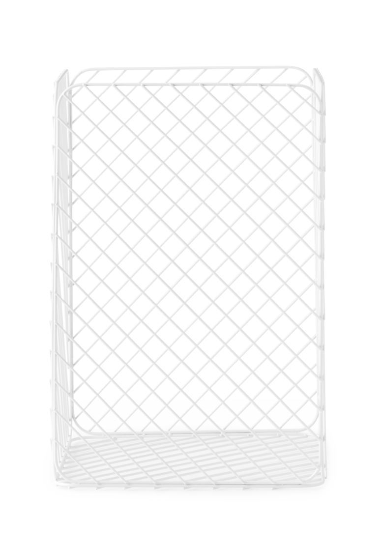 Normann Copenhagen Track Kurv 49x33 cm - White Normann Copenhagen Track Kurv 49x33 cm - White