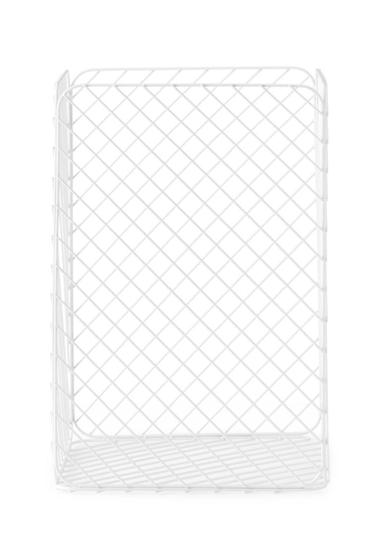 Normann Copenhagen Track Kurv 49x33 cm - White Normann Copenhagen Track Kurv 49x33 cm - White