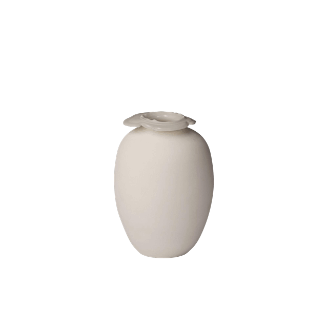 Northern Brim Vase H18 Beige Northern Brim Vase H18 Beige