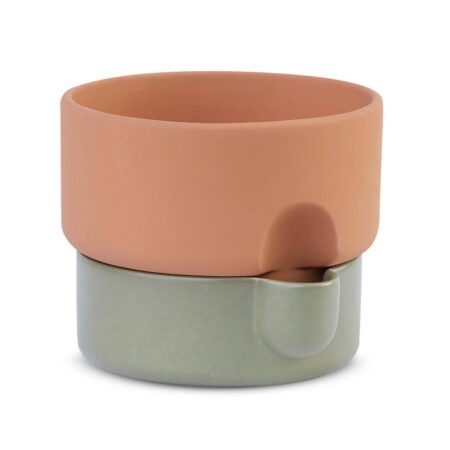 Northern Oasis selvvandende krukke medium Ø20,5 cm Terrakotta/Grøn