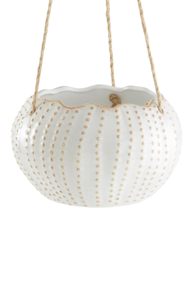 OCTO krukke Hvid/beige OCTO krukke Hvid/beige
