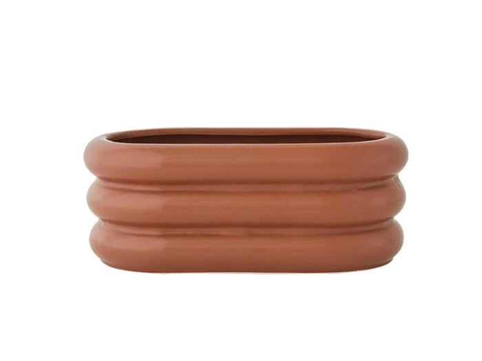 OYOY, Awa krukke ekstra lang, karamel, lertøj - H11,5 x L30,5 x W17,5 OYOY, Awa krukke ekstra lang, karamel, lertøj - H11,5 x L30,5 x W17,5