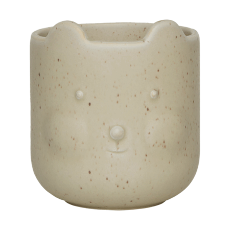 OYOY Bear krukke Reactive Olive