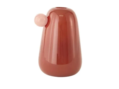 OYOY, Inka Vase, nutmeg,Ø12,5 x H20 cm
