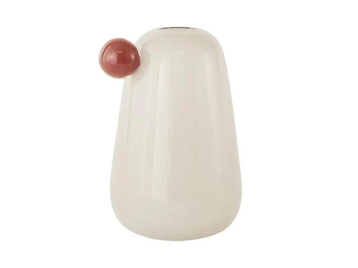 OYOY, Inka Vase, råhvid, Ø12,5 x H20 cm OYOY, Inka Vase, råhvid, Ø12,5 x H20 cm