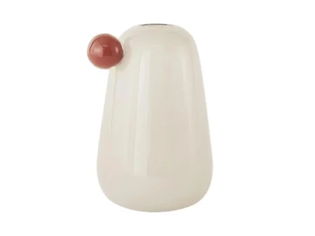 OYOY, Inka Vase, råhvid, Ø12,5 x H20 cm