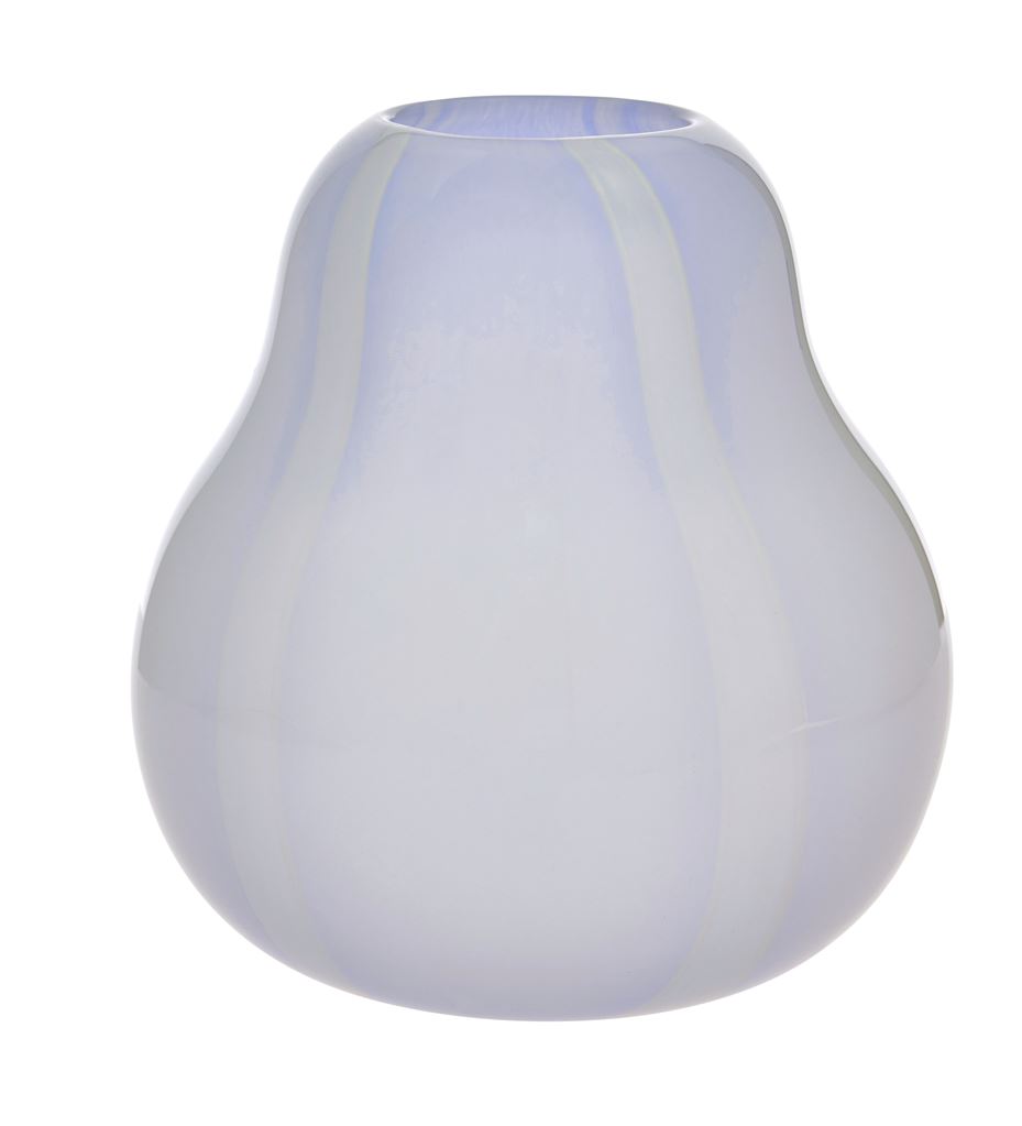 OYOY Kojo Vase Small H: 20 cm - Lavender/White OUTLET OYOY Kojo Vase Small H: 20 cm - Lavender/White OUTLET