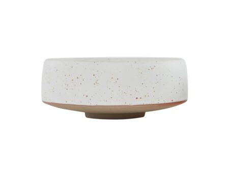 OYOY LIVING - Hagi Bowl - Skål - White / Light Brown - Large - Ø20 x H8,5 cm