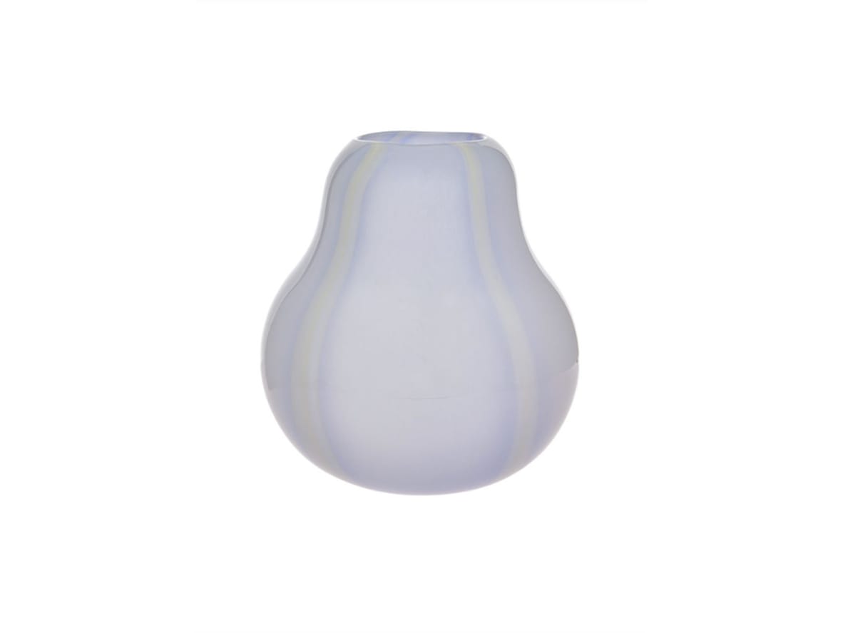 OYOY LIVING - Kojo Vase - Vase - 501 Lavender / White - Large - Ø24,5 x H25 cm OYOY LIVING - Kojo Vase - Vase - 501 Lavender / White - Large - Ø24,5 x H25 cm