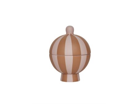 OYOY LIVING - Toppu Bonbonniere - Skål - Caramel / Rose - W:8.5 x H:11.5 cm