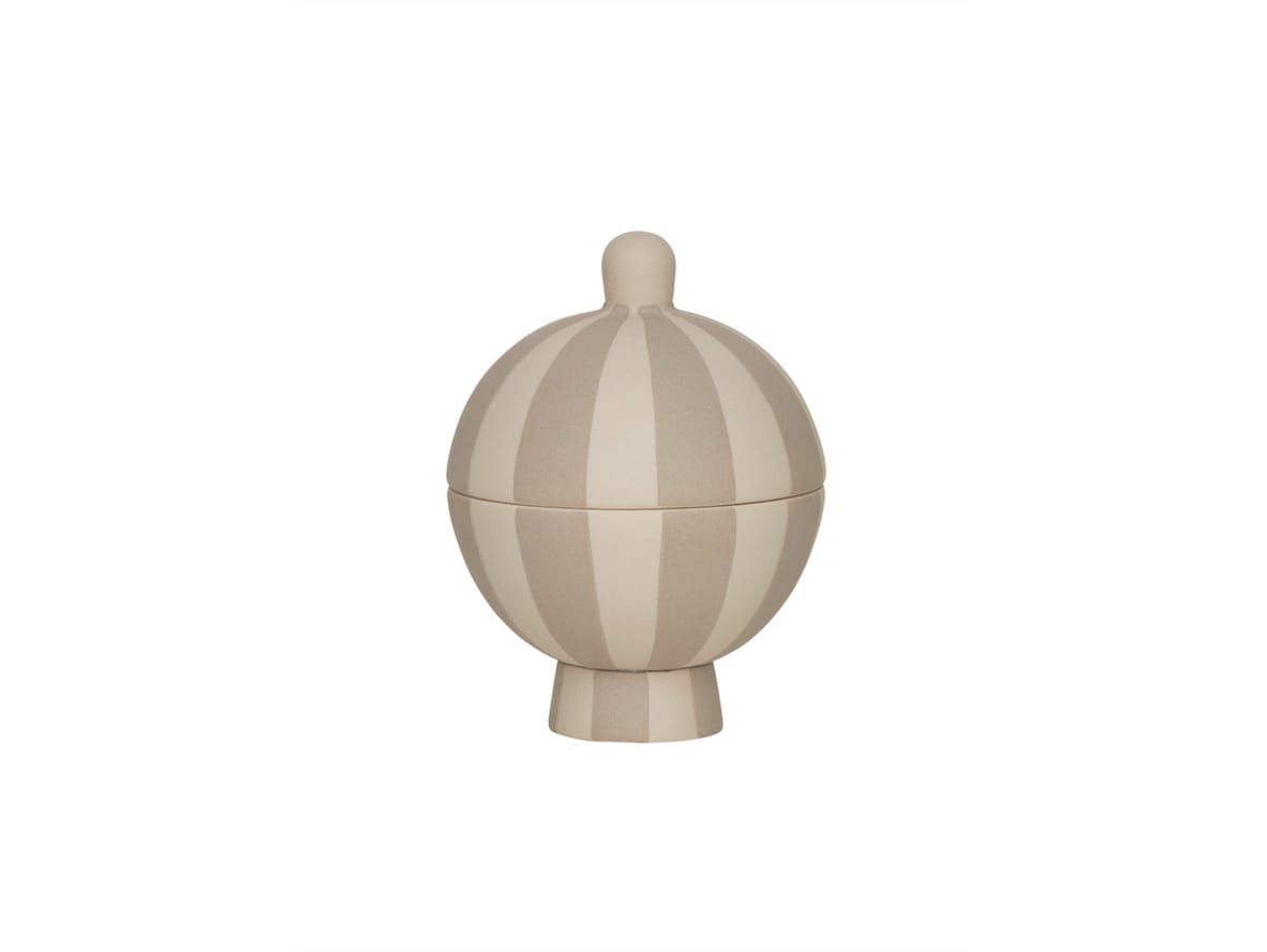 OYOY LIVING - Toppu Bonbonniere - Skål - Clay - W:8.5 x H:11.5 cm OYOY LIVING - Toppu Bonbonniere - Skål - Clay - W:8.5 x H:11.5 cm