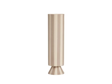 OYOY LIVING - Toppu Vase - Vase - 306 Clay - Ø8,5 x H31 cm