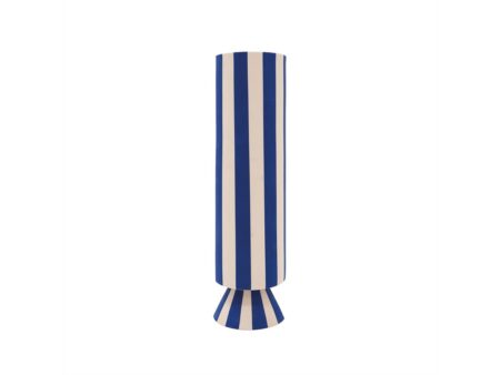 OYOY LIVING - Toppu vase limited edition - Vase - 609 Optic Blue - Ø8,5 x H31 cm
