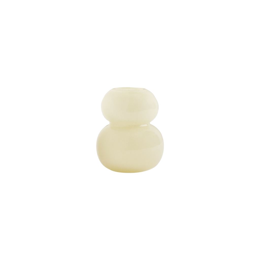 OYOY Lasi Vase Extra Small H: 12,5 cm - Vanilla OYOY Lasi Vase Extra Small H: 12,5 cm - Vanilla