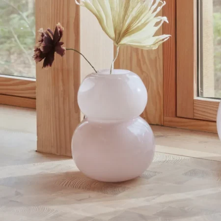 OYOY Lasi vase small 21,5 cm Rosa