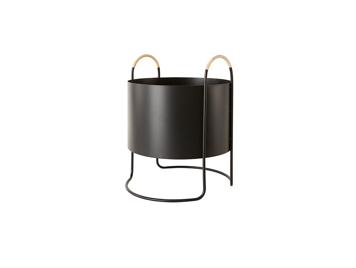 OYOY Living Design - Maki Plantekasse Low Black OYOY Living Design - Maki Plantekasse Low Black