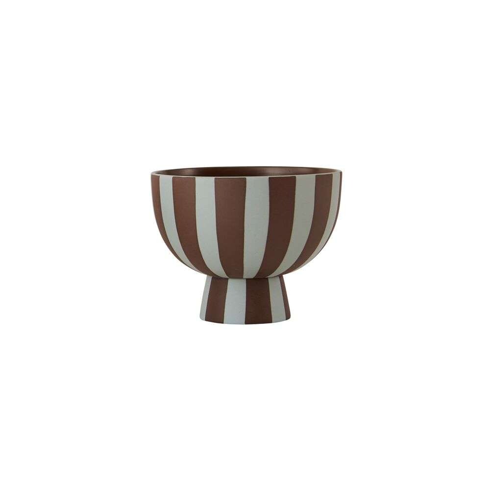 OYOY Living Design - Toppu Mini Bowl Dusty Blue/Choko OYOY Living Design - Toppu Mini Bowl Dusty Blue/Choko