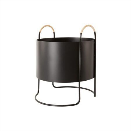 OYOY Maki Plant Box Low H: 50 cm - Black
