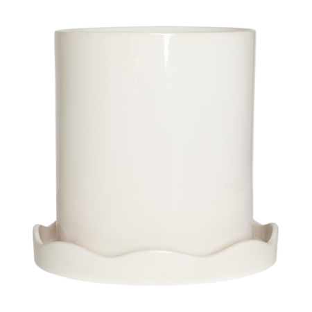 OYOY Nami krukke med underskål Ø21,5 cm medium White