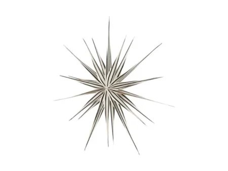 OYOY, Toppu Julestjerne, papir, hvid/sort,Ø60 cm