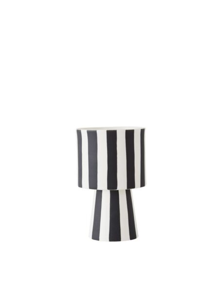 OYOY Toppu Potte Small H: 15 cm - Hvid/Sort