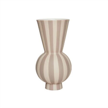 OYOY Toppu Vase Rund H: 28 cm - Clay