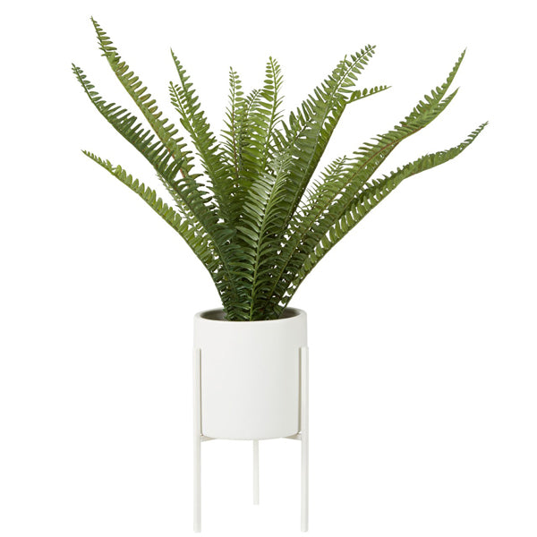 Olivia's Freda Planter With Cement And Iron Pot