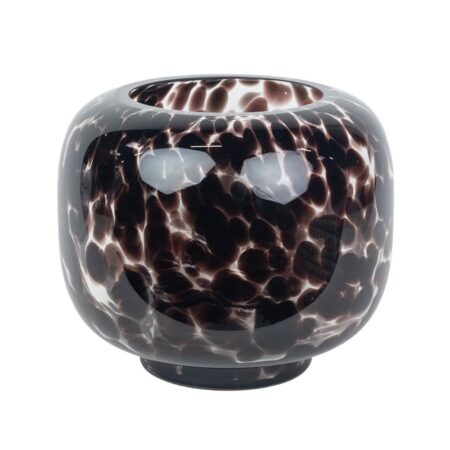 Olsson & Jensen Leo lysestage/vase Ø23,5 cm Sort