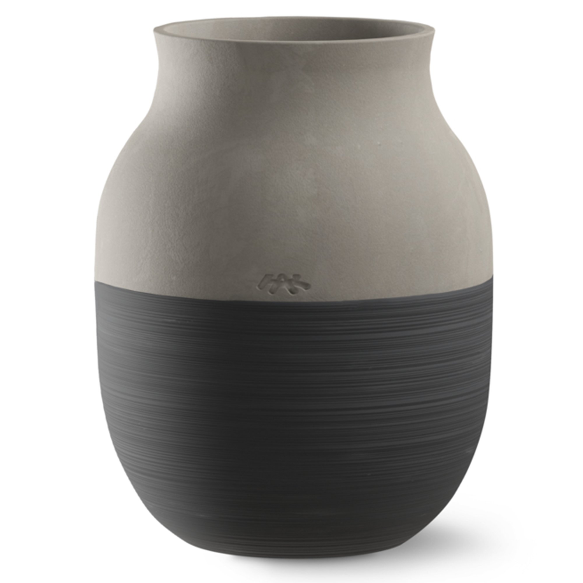 Omaggio Circulare vase 20 cm, antracitgrå Omaggio Circulare vase 20 cm, antracitgrå