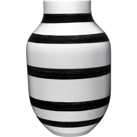 Omaggio vase sort 30,5 cm.