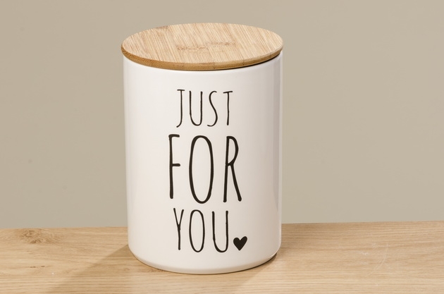 Opbevarings krukker - Just for you - Sæt med 3 stk. Opbevarings krukker - Just for you - Sæt med 3 stk.