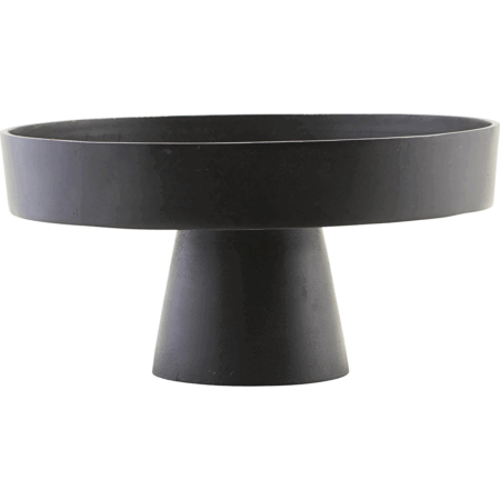 Opsats, HDJamar, Sort oxideret - Black oxidized / Aluminium / h: 18 cm, dia: 36 cm