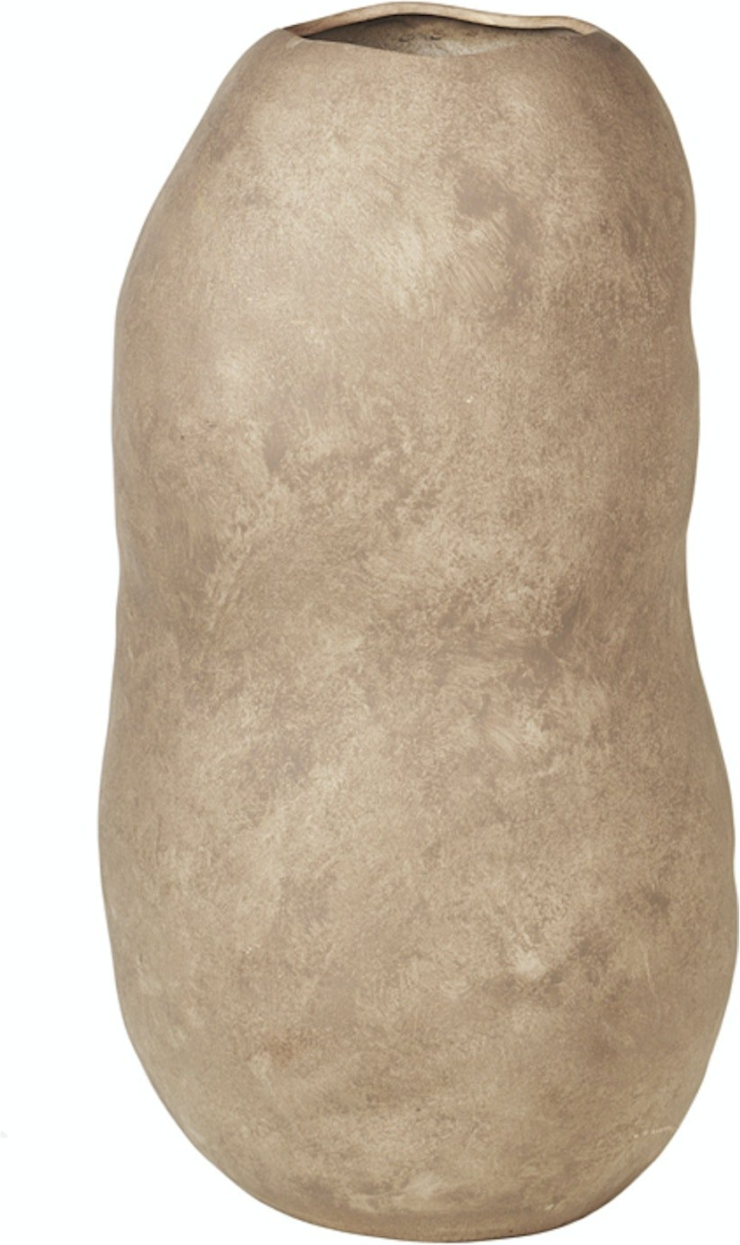 Organic, Vase, natur, H61x35x32,5 cm, stentøj Organic, Vase, natur, H61x35x32,5 cm, stentøj