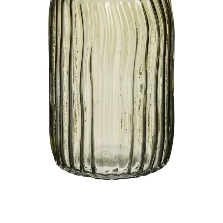 Orleans vase Ø14xH20 cm i grøn genbrugsglas
