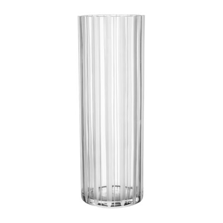Orrefors Cut in number vase 33 cm Stribet