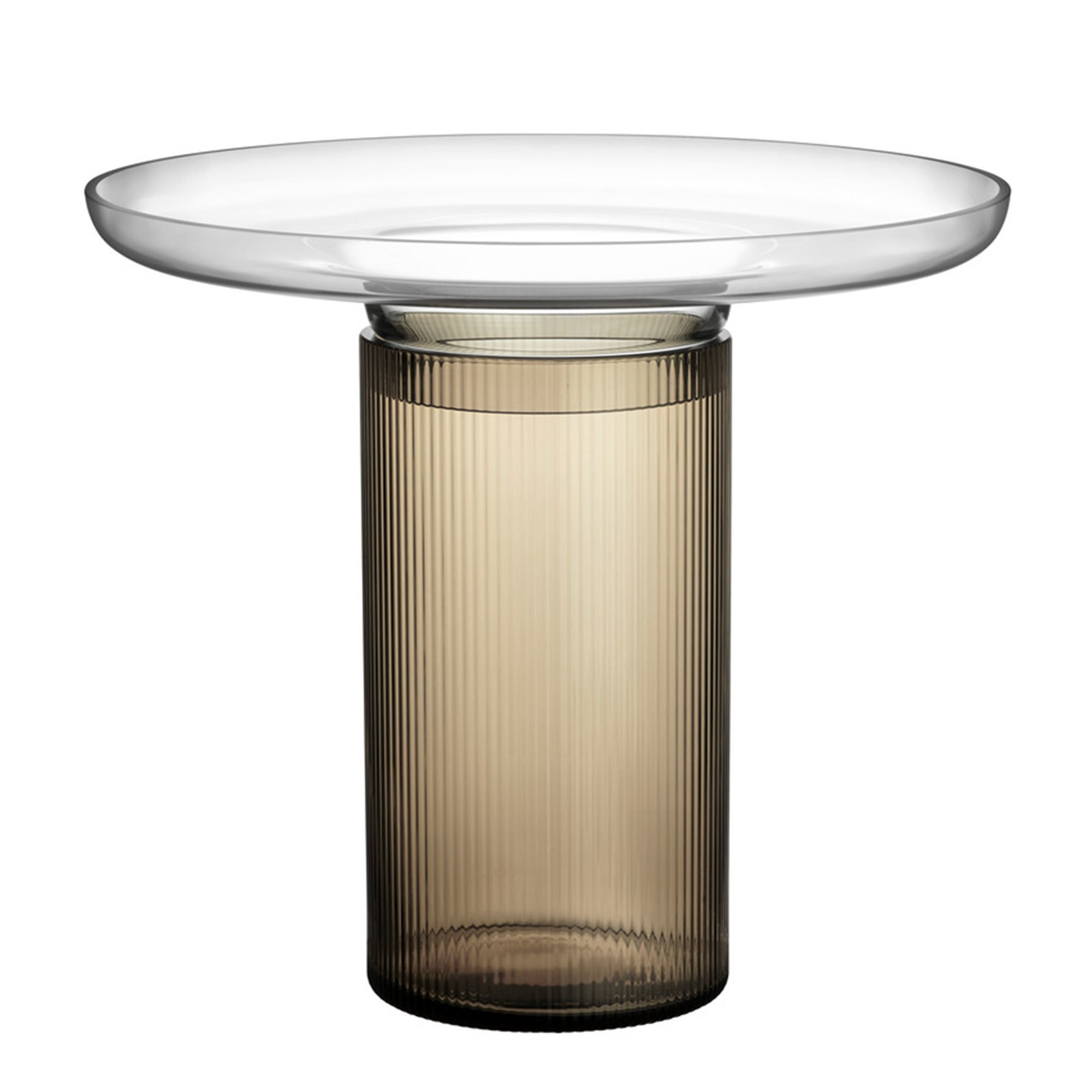Orrefors Ensemble vase 22 cm, brown/grey Orrefors Ensemble vase 22 cm, brown/grey