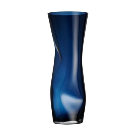 Orrefors Squeeze vase Midnight blue