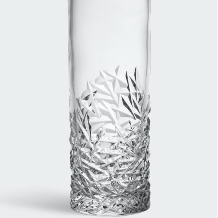 Orrefors of Sweden | Carat Cylinder Vase Lower Cut