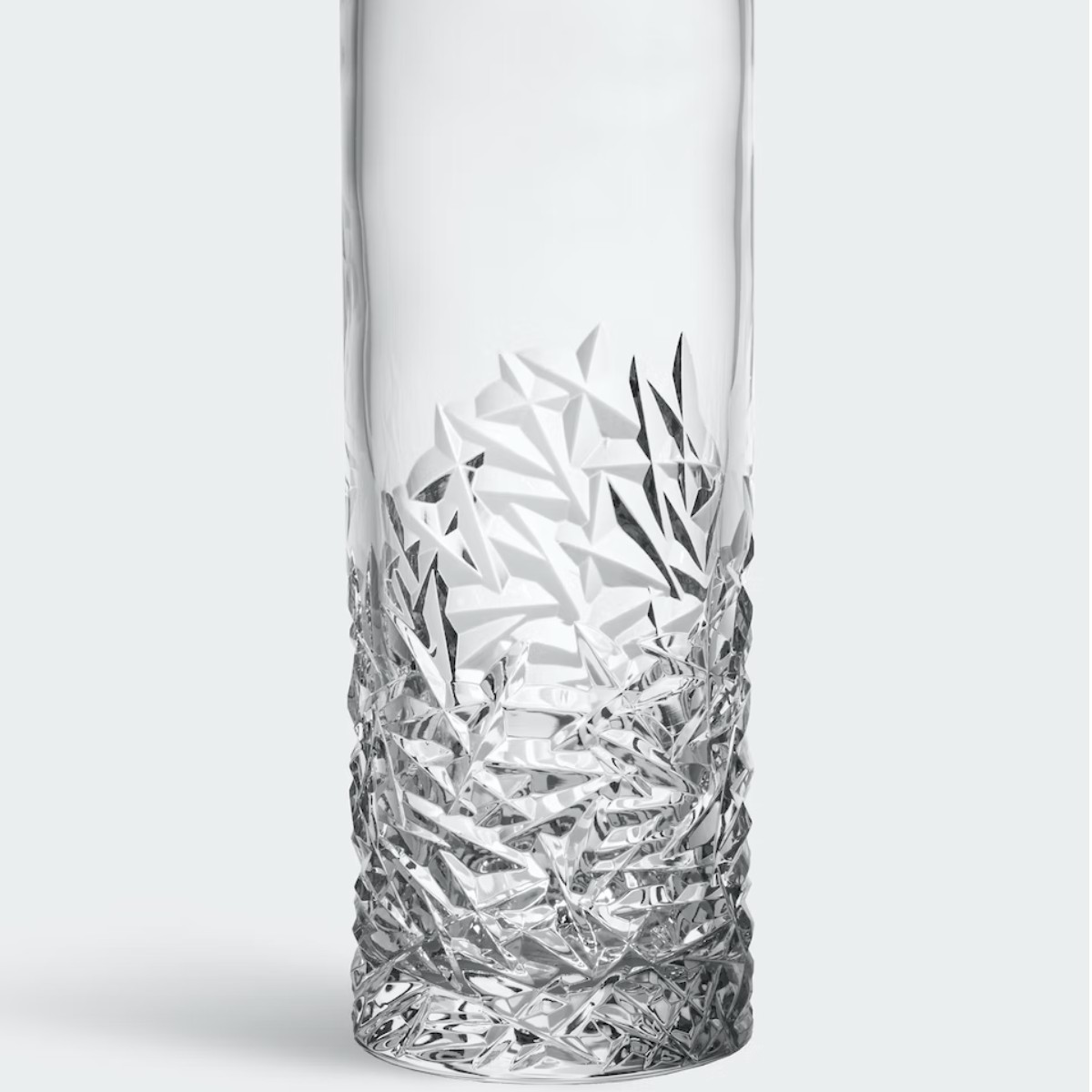 Orrefors of Sweden | Carat Cylinder Vase Lower Cut Orrefors of Sweden | Carat Cylinder Vase Lower Cut